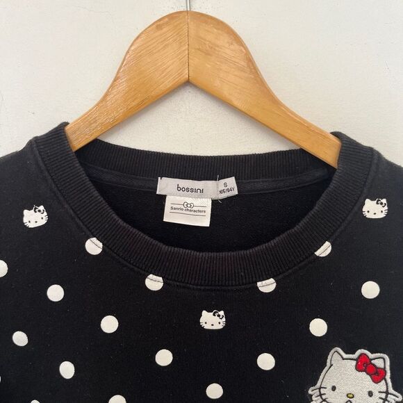 Hello Kitty Black Polka Dot Women's Top - Picture 3 of 6